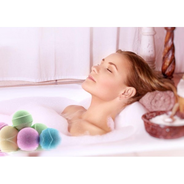 Šumeče in dišeče kopalne bombice 8 kosov